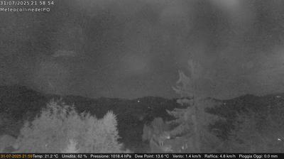 immagine della webcam nei dintorni di Torino Bric della Croce: webcam Rivalba
