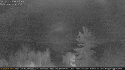 immagine della webcam nei dintorni di Castagneto Po: webcam Rivalba