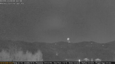 immagine della webcam nei dintorni di Torino Bric della Croce: webcam Rivalba