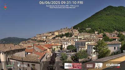 immagine della webcam nei dintorni di Castel di Sangro: webcam San Donato Val di Comino