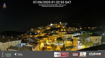 immagine della webcam nei dintorni di Rionero Sannitico: webcam San Donato Val di Comino