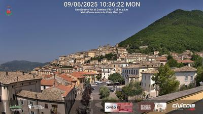 immagine della webcam nei dintorni di Sant'Oliva Pontecorvo: webcam San Donato Val di Comino
