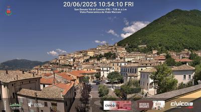 immagine della webcam nei dintorni di Pontecorvo: webcam San Donato Val di Comino