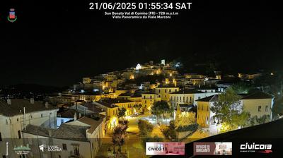immagine della webcam nei dintorni di Alvito: webcam San Donato Val di Comino
