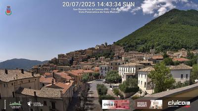 immagine della webcam nei dintorni di Castel di Sangro: webcam San Donato Val di Comino