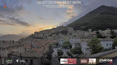 immagine della webcam nei dintorni di Civitella Alfedena: webcam San Donato Val di Comino