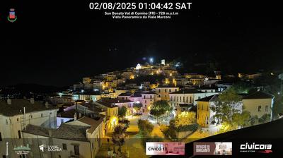 immagine della webcam nei dintorni di Acquaviva d'Isernia: webcam San Donato Val di Comino