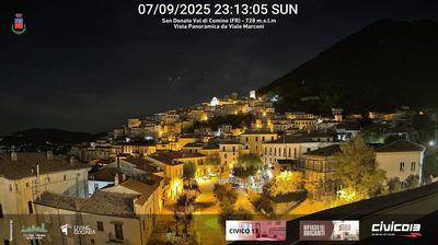 immagine della webcam nei dintorni di Castel di Sangro: webcam San Donato Val di Comino