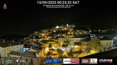 immagine della webcam nei dintorni di Villetta Barrea: webcam San Donato Val di Comino