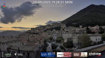 immagine della webcam nei dintorni di Scontrone: webcam San Donato Val di Comino