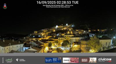 immagine della webcam nei dintorni di Rionero Sannitico: webcam San Donato Val di Comino