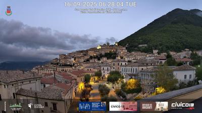 immagine della webcam nei dintorni di Rionero Sannitico: webcam San Donato Val di Comino