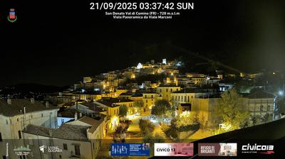 immagine della webcam nei dintorni di Cervaro: webcam San Donato Val di Comino