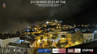 immagine della webcam nei dintorni di Castelliri: webcam San Donato Val di Comino