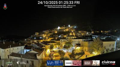 immagine della webcam nei dintorni di Castel di Sangro: webcam San Donato Val di Comino