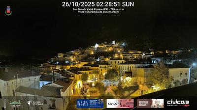 immagine della webcam nei dintorni di Macchia d'Isernia: webcam San Donato Val di Comino