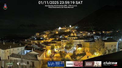 immagine della webcam nei dintorni di Aquino: webcam San Donato Val di Comino