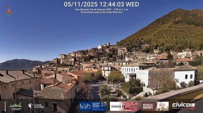 immagine della webcam nei dintorni di Pontecorvo: webcam San Donato Val di Comino