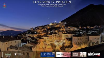 immagine della webcam nei dintorni di Aremogna: webcam San Donato Val di Comino