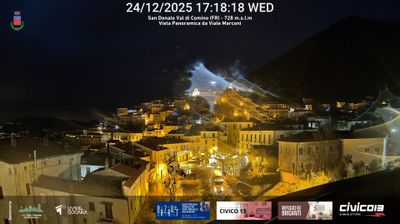 immagine della webcam nei dintorni di Aquino: webcam San Donato Val di Comino
