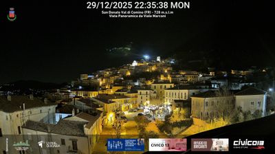 immagine della webcam nei dintorni di Acquaviva d'Isernia: webcam San Donato Val di Comino