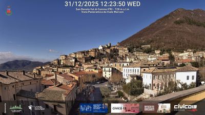 immagine della webcam nei dintorni di Rionero Sannitico: webcam San Donato Val di Comino