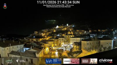 immagine della webcam nei dintorni di Scontrone: webcam San Donato Val di Comino