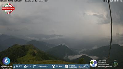 immagine della webcam nei dintorni di Carrega Ligure: webcam Favale di Malvaro