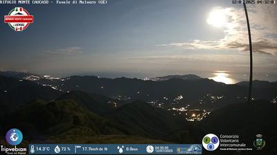 immagine della webcam nei dintorni di San Bernardo: webcam Favale di Malvaro