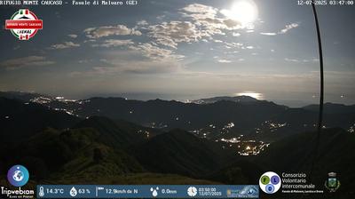 immagine della webcam nei dintorni di Chiavari: webcam Favale di Malvaro