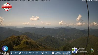 immagine della webcam nei dintorni di Lavagna: webcam Favale di Malvaro