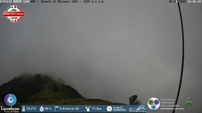 immagine della webcam nei dintorni di Casermette del  monte Penna: webcam Favale di Malvaro