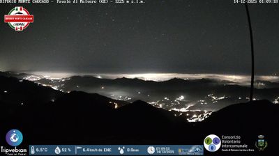 immagine della webcam nei dintorni di Portofino: webcam Favale di Malvaro