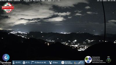 immagine della webcam nei dintorni di Chiavari: webcam Favale di Malvaro