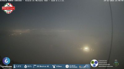 immagine della webcam nei dintorni di San Bernardo: webcam Favale di Malvaro
