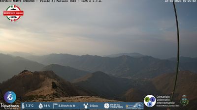 immagine della webcam nei dintorni di Rapallo: webcam Favale di Malvaro