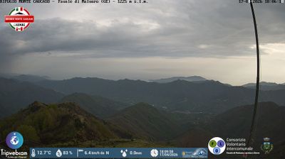 immagine della webcam nei dintorni di Carrega Ligure: webcam Favale di Malvaro