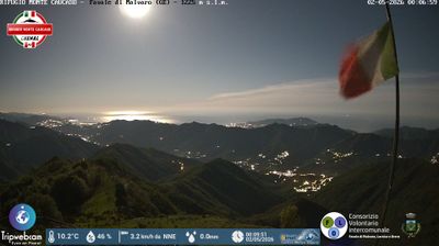 immagine della webcam nei dintorni di Cabella Ligure: webcam Favale di Malvaro