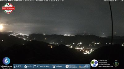immagine della webcam nei dintorni di Chiavari: webcam Favale di Malvaro