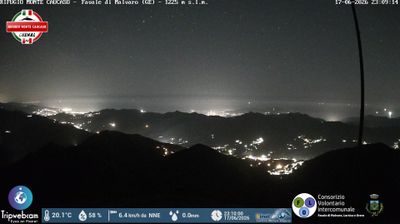 immagine della webcam nei dintorni di Portofino: webcam Favale di Malvaro