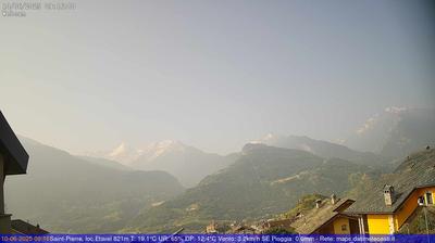 immagine della webcam nei dintorni di Courmayeur: webcam Saint-Pierre