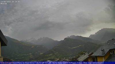 immagine della webcam nei dintorni di Cresta Youla: webcam Saint-Pierre