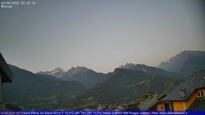 immagine della webcam nei dintorni di Val Urtier: webcam Saint-Pierre