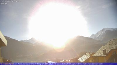 immagine della webcam nei dintorni di Aosta: webcam Saint-Pierre