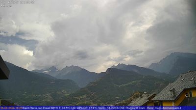 immagine della webcam nei dintorni di Aosta: webcam Saint-Pierre