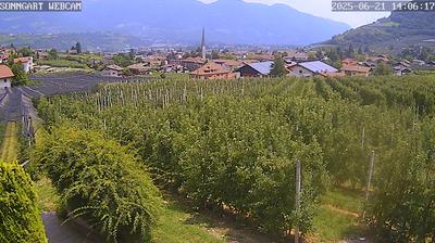 immagine della webcam nei dintorni di Parcines: webcam Lagundo