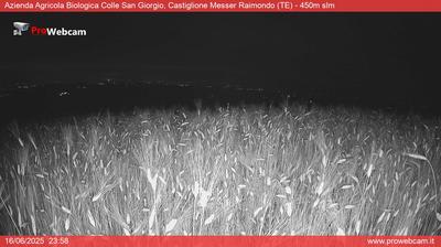 immagine della webcam nei dintorni di Morro d'Oro: webcam Castiglione Messer Raimondo