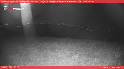 immagine della webcam nei dintorni di Scerne: webcam Castiglione Messer Raimondo