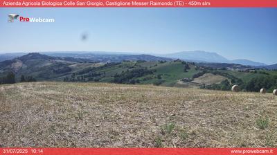 immagine della webcam nei dintorni di Campo Imperatore: webcam Castiglione Messer Raimondo