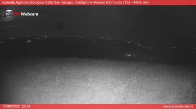 immagine della webcam nei dintorni di Teramo: webcam Castiglione Messer Raimondo